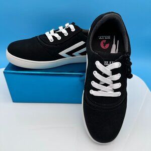 NWOB BILLY Footwear CS Core Skate Street Low Tops Sneaker, Size 10M, Black/White